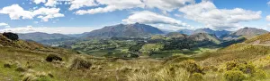 View of the surrounding mountains with The Remarkables mountain range and Lake Wakatipu