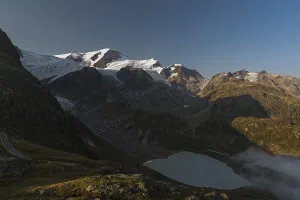 View from the Sustenpass High Alpine Road