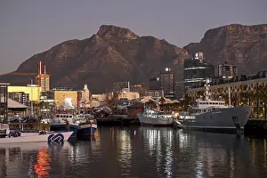 View of Table Mountain from the Victoria and Alfred Waterfront