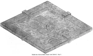 View of the Temple of Solomon, square