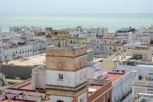 Category Historic EN Prints: View from the Torre Tavira over the historic centre of Cadiz