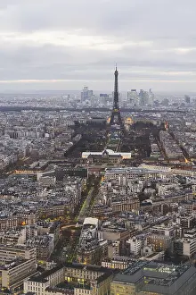 View from Tour Montparnasse, Paris, France