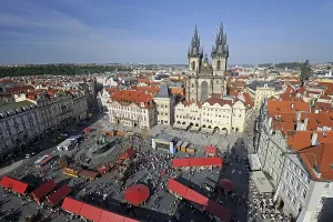 View from the Town Hall on the Old Town Square