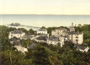 View of the town of Heringsdorf
