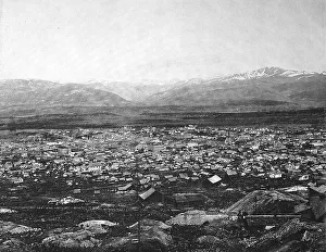 View of the town of Leadville, located at an altitude of 3108 metres