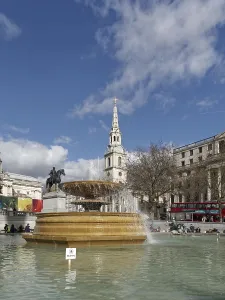 View of Trafalgar Square
