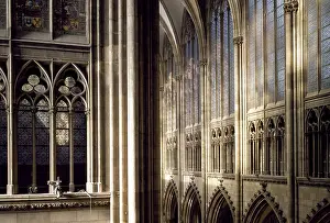 View from the triforium into the nave