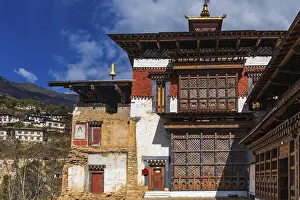 View of a part of Trongsa Dzong