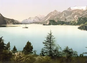 View over the upper Engadine, Upper Engadine