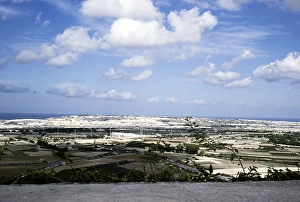 View over Valletta from the city wall of Mdina, Malta 1998