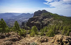 View into the valley of the Caldera de Tirajana