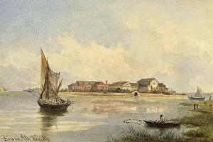 View of the Venice Lagoon, 1850