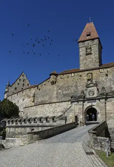 View of Veste fortress in Coburg, Bavaria, Germany