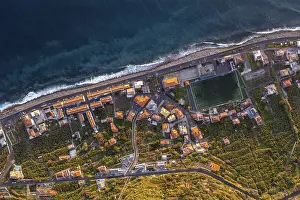 View of the village from above