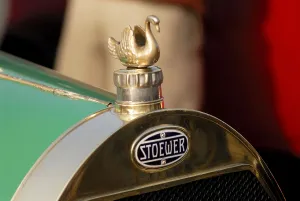 View of a vintage car, India, Asia