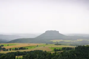 View from the Waitzdorfer Aussicht, in the rain