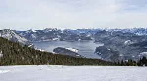 View of the Walchensee from the Simetsberg
