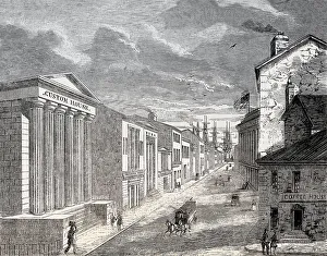 View of Wall Street from corner of Broad Street
