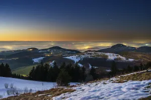 View from the Wasserkuppe at night