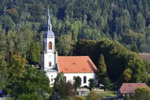 View to Wehrsdorf in upper lusatia