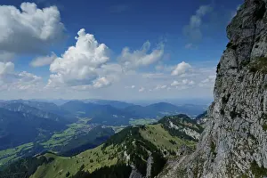 View from the Wendelstein into the surroundings
