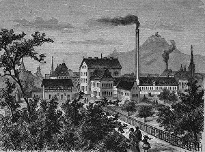 View of Werner's factories