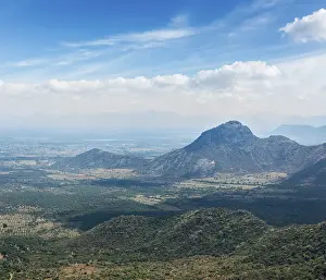 View of Western Ghats mountains