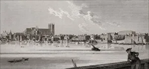 View of Westminster, London, England, ca. 1754