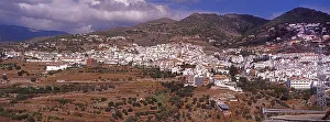 View over the white village of Frigiliana