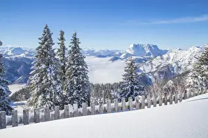 View of the Wilder Kaiser, Steinplatte ski area