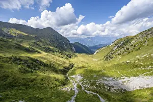 View of the Winklertal, Carnic Main Ridge