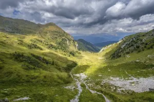 View of the Winklertal, Carnic Main Ridge