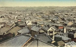 View of Yokohama circa 1907, Japan