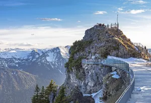 Viewing platform on the summit of the Wendelstein