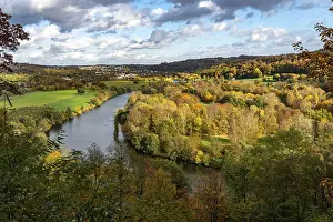 Viewpoint in the city forest of Essen-Kettwig
