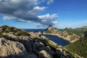 Category Mountain Landscapes Prints: Viewpoint Mirador Es Colomer, Cap Formentor peninsula