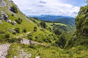 Views from the cave of San Adrian