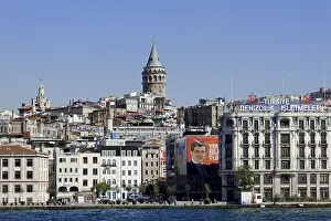 Views of the Galata Tower and the city