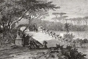 The Villa Doria Pamphili, largest landscaped public park in Rome