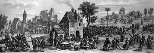Village fair around 1535, Germany
