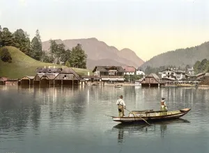 The village of Koenigsee in Bavaria