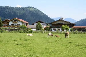Village of Kruen in the Bavarian alps