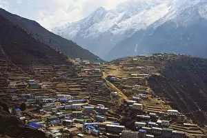 Village, Namche Bazaar, Everest Trek, Nepal, Asia