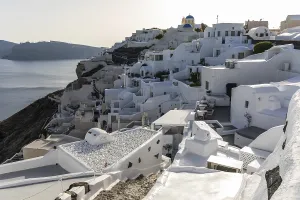 The village of Oia, Santorini Island, Greece