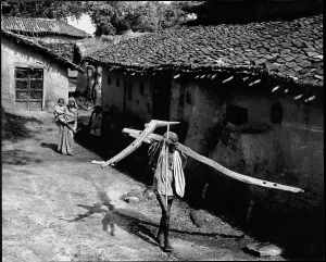 Village Street, Uttar Pradesh, India, Asia, 1953, Asia
