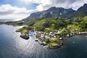 Village view Nusfjord, Rorbuer huts