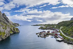 Village view Nusfjord, Rorbuer huts