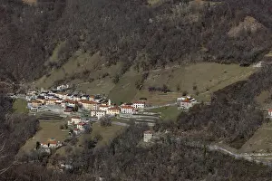 Village view of Scudellate, Valle di Muggio