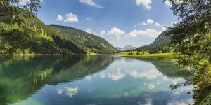 Vilsalpsee in the nature reserve Vilsalpsee