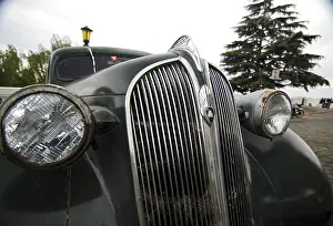 Vintage car in Colonia, Uruguay